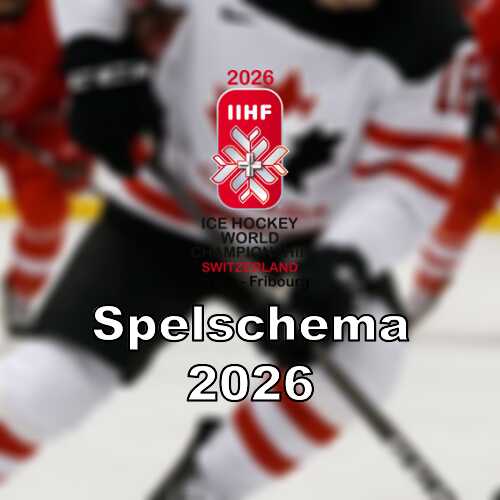 Spelschema matcher for ishockey vm herrar 2026